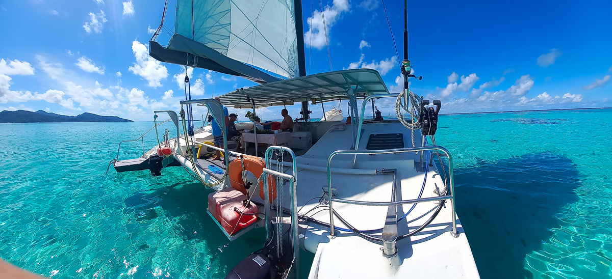 Tour en groupe sur Catamaran