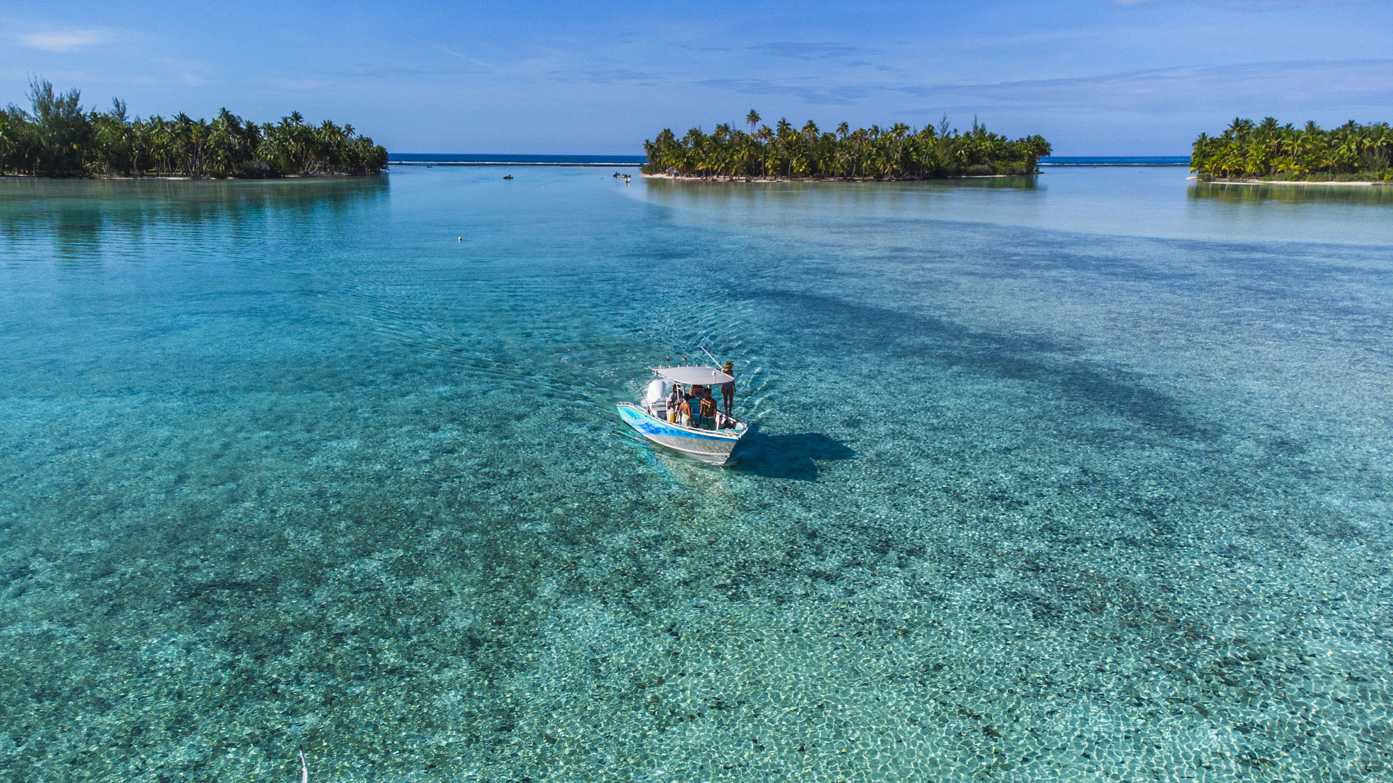 entre 2 motu à Tahaa