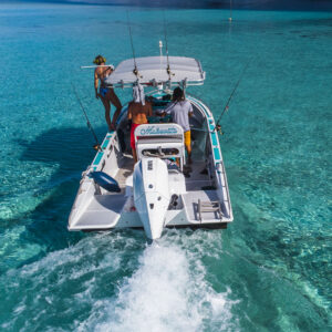 Pêche dans le lagon de Taha'a - Watercolor Taha'a Peche lagon Tahaa