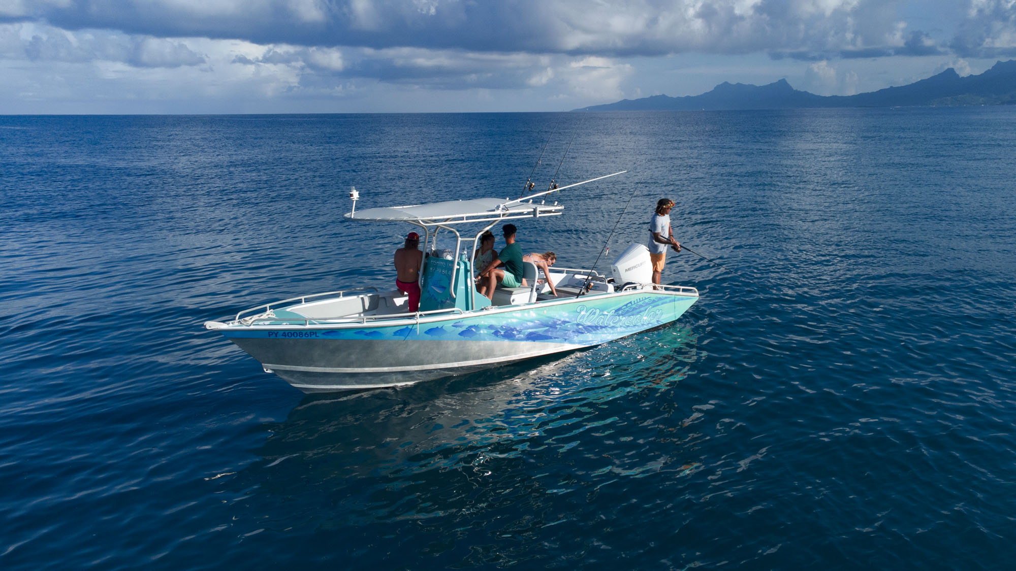 Pêche privée dans le lagon de Taha'a