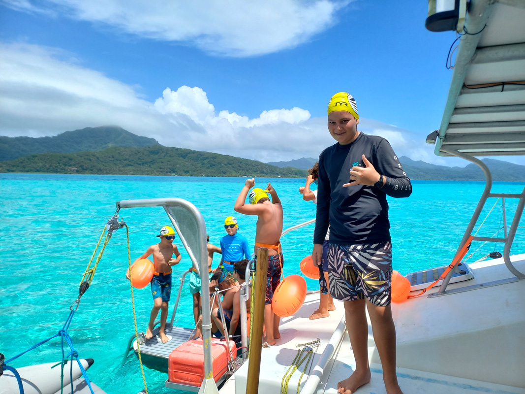 Snorkeling pendant tour de Taha'a - Watercolor Taha'a Snorkeling pendant tour de Tahaa