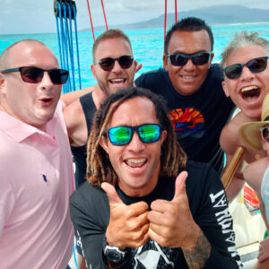 Bonne ambiance tour de Taha'a - Watercolor Taha'a Bonne ambiance tour de Tahaa