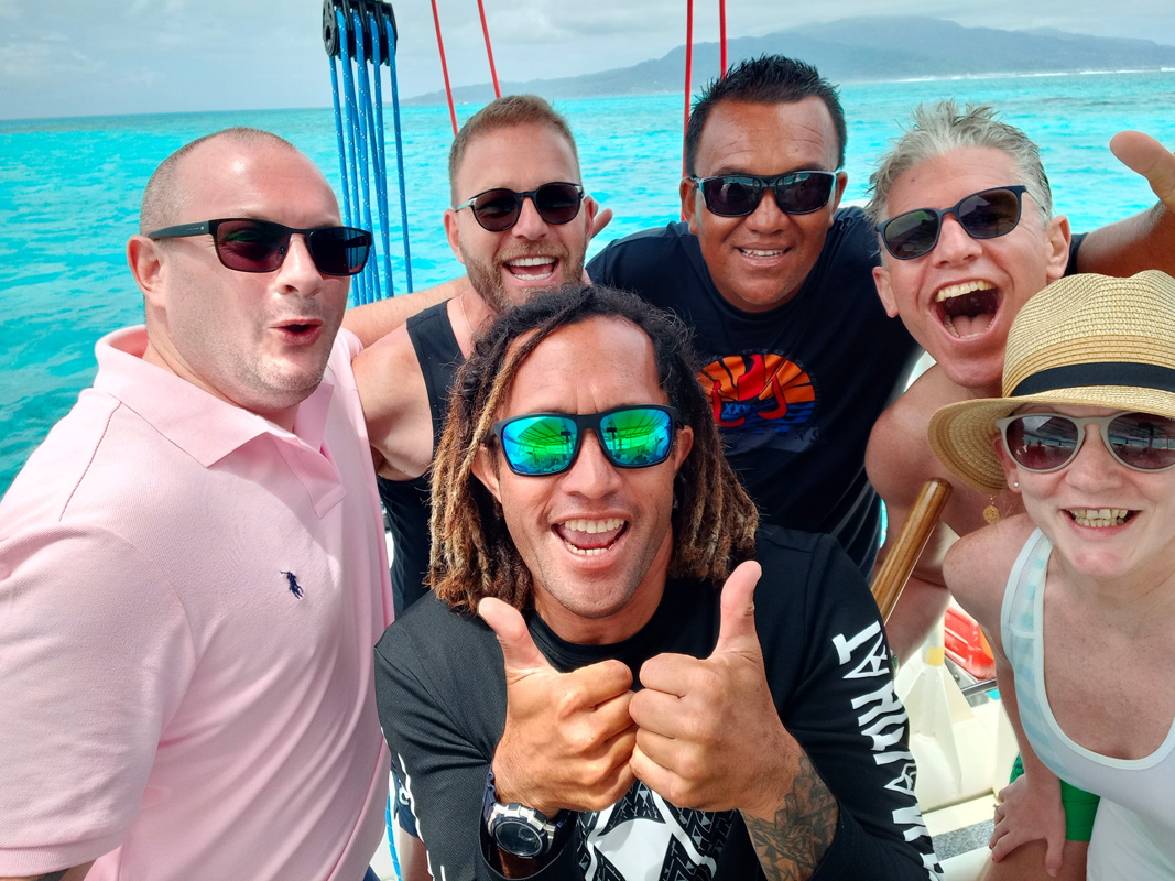 Bonne ambiance tour de Tahaa